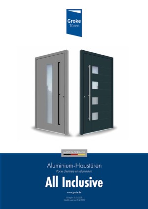 Katalog All-Inclusive<br>Aluminium-Haustüren